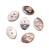 2-Hole Dyed Natural Shell Buttons BSHE-G029-16-1