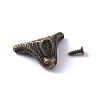 Brass Vintage Corner Protectors FIND-WH0127-43AB-1
