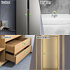 Zinc Alloy & Resin Christmas Tree Shaped Toilet Tank Button AJEW-WH20008-21B-01-5