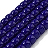 Opaque Glass Beads Strands GLAA-NH0002-B01-1