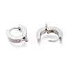 Tarnish Resistant 304 Stainless Steel Huggie Hoop Earrings Findings X-STAS-I167-01C-P-3