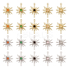 20Pcs 10 Styles Rack Plating Alloy Cat Eye Pendants FIND-TA0002-39-2