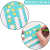 1Pc Acrylic Zipper Pocket Template DIY-CP0013-21-6