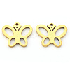 PVD Vacuum Plating 304 Stainless Steel Charms X-STAS-N092-26G-2