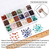 396G 18 Style Natural & Synthetic Gemstone Chip Beads G-NB0002-64-4