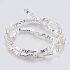 Electroplated Non-magnetic Synthetic Hematite Beads Strands X-G-E495-11B-03-2