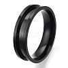 201 Stainless Steel Grooved Finger Ring Settings RJEW-TAC0017-6mm-04B-2