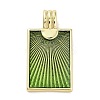 Real 18K Gold Plated Rack Plating Brass Enamel Pendants KK-M293-43G-03-1