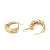 Rack Plating Brass Bamboo Stick Hoop Earrings for Women EJEW-A027-03G-2