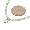 Brass Clover Pendant Necklace NJEW-JN04325-02-3
