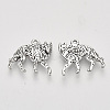 Tibetan Style Alloy Pendants X-TIBEP-T009-33AS-RS-2
