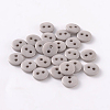 2-Hole Flat Round Resin Sewing Buttons for Costume Design BUTT-E119-18L-05-1