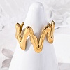 Marine Animal Theme 304 Stainless Stee Open Cuff Rings LS-RJEW-Q005-01G-G-5