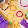 80s Fancy Dress Neon Accessories Tutu Party Costume Sets DIY-WH20062-11D-7
