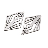 201 Stainless Steel Pendants STAS-I364-05P-2