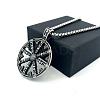 Vintage 304 Stainless Steel Viking Anchor Pendant Necklaces for Men VB2493-2