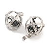 Synthetic Non-magnetic Hematite Round Ball Pendants G-Q163-05P-05-2