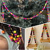200Pcs Dyed Natural Maple Wood Beads WOOD-SP0001-64-6