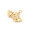 Brass Crystal Rhinestone Pendants KK-E793-04G-2