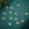 20Pcs 2 Colors 304 Stainless Steel Pendants STAS-UN0057-43-2