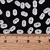 FGB Frosted Transparent Glass Seed Beads SEED-N013-06A-01-4