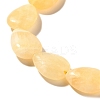 Natural Yellow Jade Beads Strands G-I377-A04-4