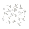 2 Pairs Alloy Stud Earrings for Women EJEW-FS0001-27G-3