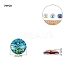 Flatback Glass Cabochons for DIY Projects GGLA-S047-25mm-06E-2