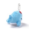 PP Cotton Mini Animal Plush Toys Dolphin Pendant Decoration X-HJEW-C002-01C-2