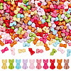 300Pcs Opaque Acrylic Kitten Beads MACR-ME0001-09-1