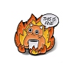 Fine Thmem Enamel Pin LS-JEWB-K018-30B-EB-1