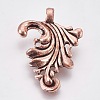 Eco-Friendly Zinc Alloy Hook Clasps PALLOY-WH0031-03R-5