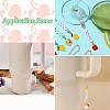 12Pcs Alloy Enamel & Acrylic Pendant Decoration HJEW-CJ00055-7