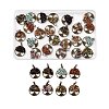 4 Sets 8 Styles Natural & Synthetic Mixed Stone Chip Pendants FIND-FH0006-04-1