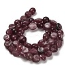 Natural Strawberry Quartz Beads Strands G-P497-01E-88-3