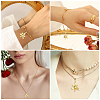 8Pcs Rack Plating Brass Micro Pave Clear Cubic Zirconia Pendants KK-BBC0021-87-7