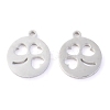 Non-Tarnish 304 Stainless Steel Charms STAS-O142-56P-2