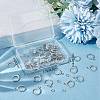 24 Pairs Brass Huggie Hoop Earring Findings DIY-CN0002-20-7