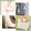 4Pcs 2 Styles Polyester Embroidery Appliques AJEW-GF0008-41-5