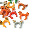 12Pcs 6 Styles Silicone Focal Beads SIL-CJ0002-44-9