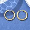 Ion Plating(IP) 304 Stainless Steel Huggie Hoop Earrings LS-EJEW-F111B-21mm-G-4