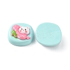 Opaque Cute Cartoon Resin Cabochons CRES-O006-06E-2