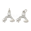 Brass Micro Pave Cubic Zirconia Pendants KK-Z120-30P-1