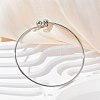 304 Stainless Steel Bangles for Women BJEW-C088-03P-1