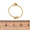 304 Stainless Steel Open Cuff Ring for Women RJEW-A071-01A-G-5