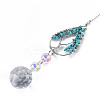 Natural Turquoise Big Pendants G-N333-010G-2