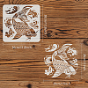 Large Plastic Reusable Drawing Painting Stencils Templates DIY-WH0172-790-2