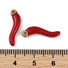 Ion Plating(IP) 304 Stainless Steel Enamel Pendants LS-STAS-Z094-01C-3