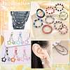 24Pcs 12 Colors Resin Rhinestone Beads RESI-PA0001-04-6