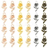 20Pcs 5 Colors Tibetan Style Alloy Pendants FIND-YW0008-50-2